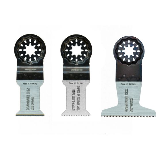 MPS Oscillating Saw Blade 3pc Set Mix Wood Starlock
